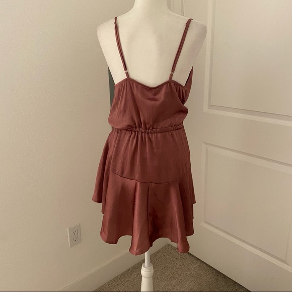 Mauve saints and secrets cowl neck mini dress - Picture 5 of 9